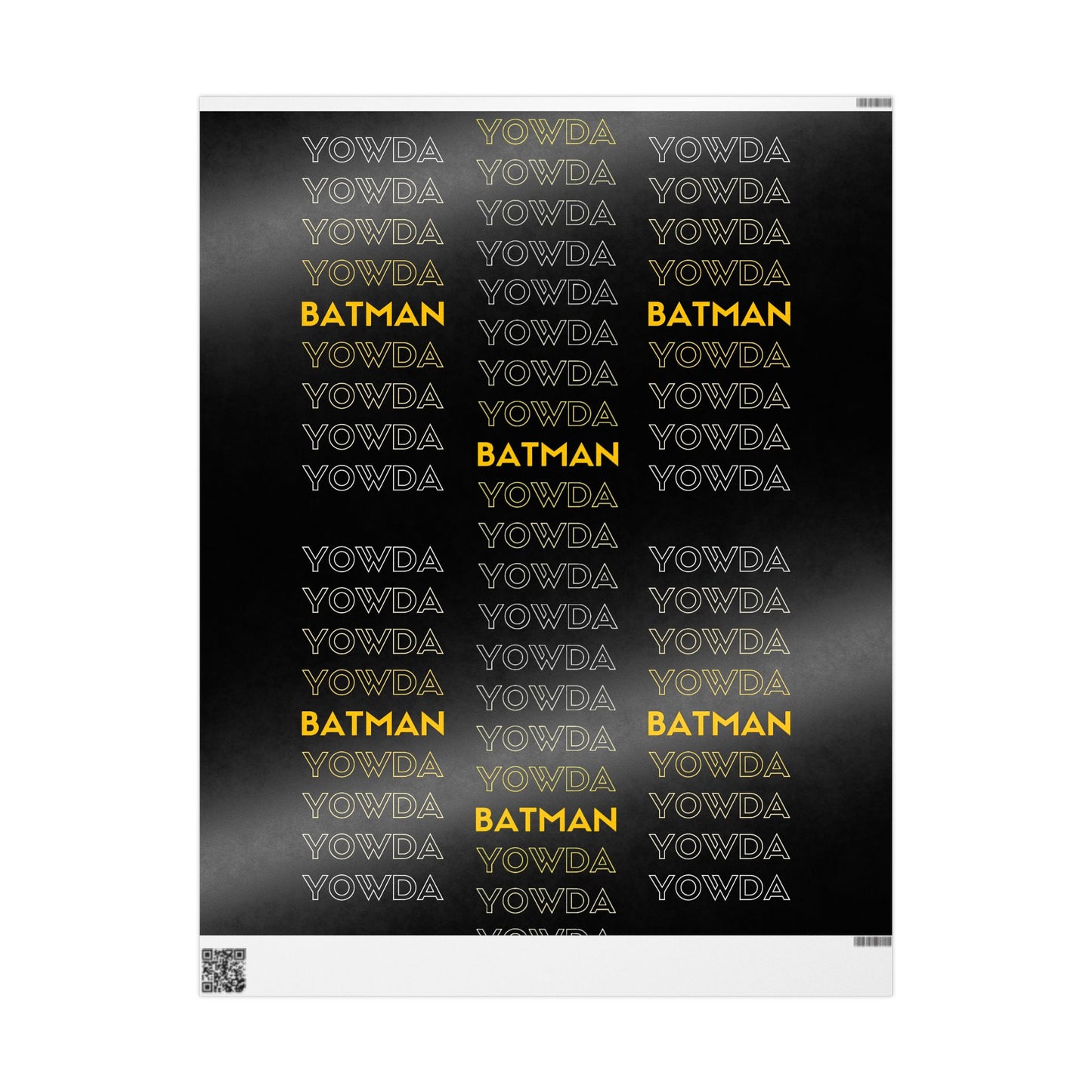 Yowda Batman Wrapping Papers