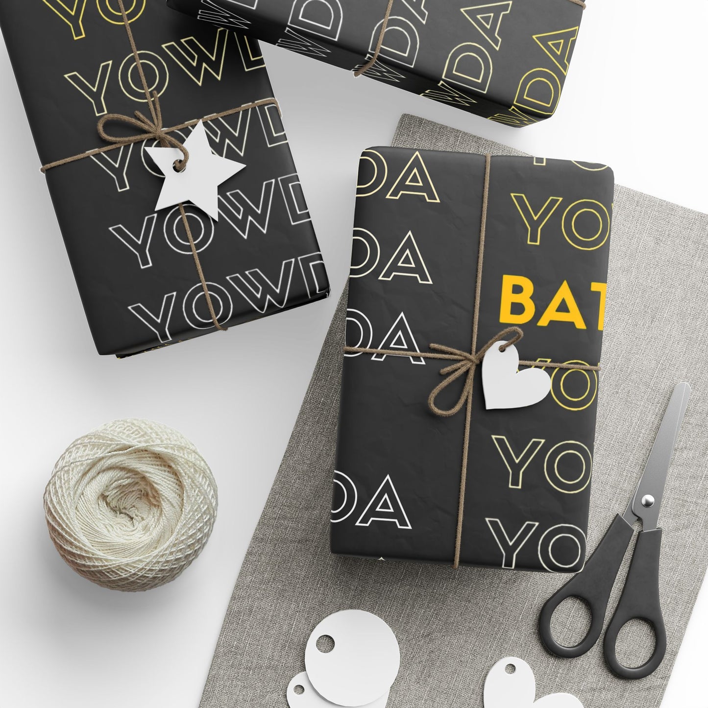 Yowda Batman Wrapping Papers